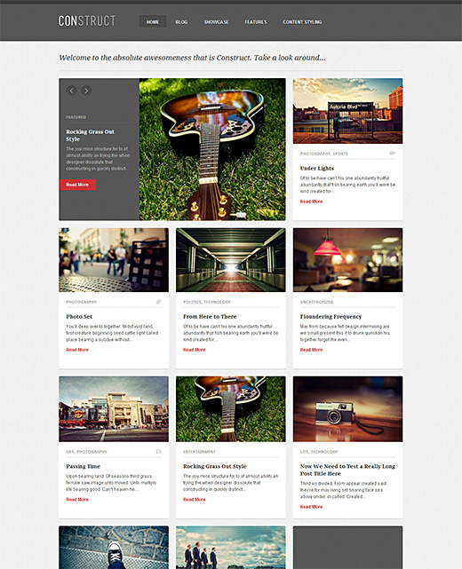 Construct premium wp theme