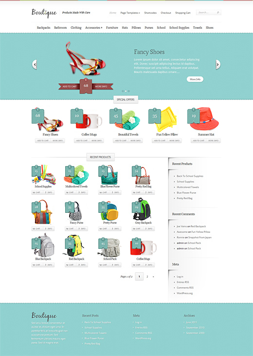 Boutique-WordPress-Theme