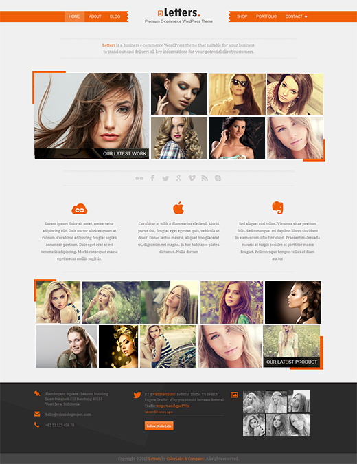 Letters-WordPress-eCommerce-Template