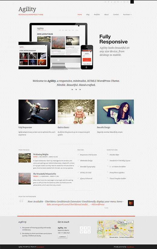 Agility WordPress Business Theme