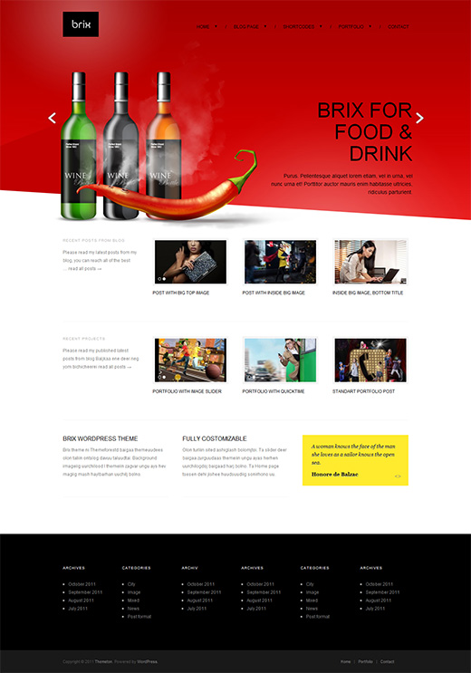 Brix WordPress Business Theme