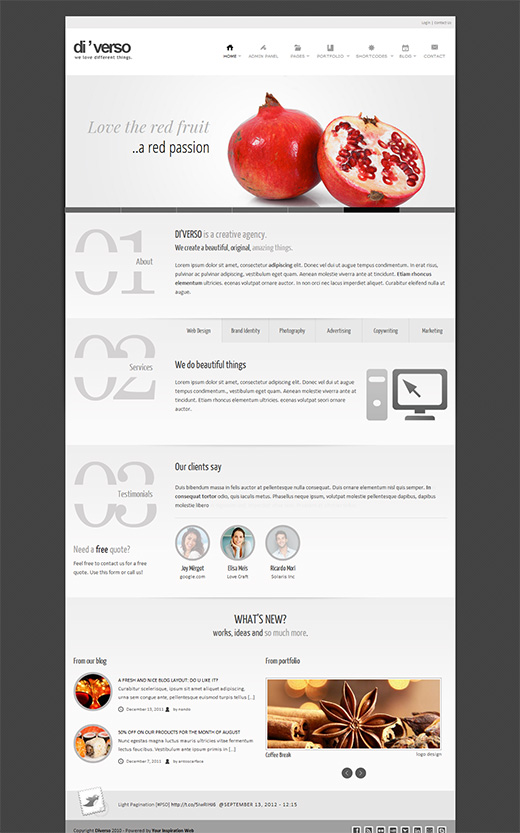 Diverso WordPress Business Theme