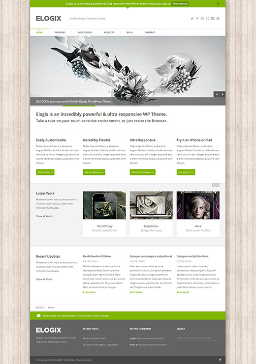 Elogix WordPress Business Theme