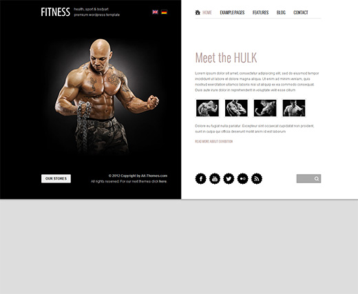 Fitness WordPress Business Theme