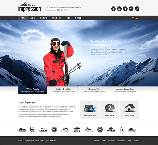 Impression WordPress Business Theme