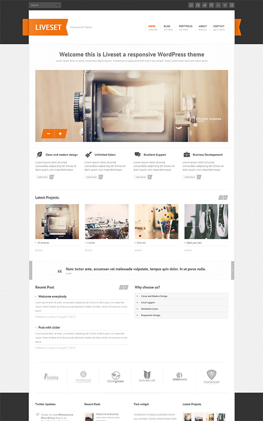 Liveset WordPress Business Theme