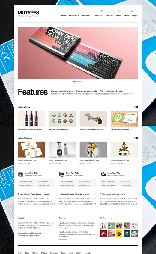 Mutypes WordPress Business Theme