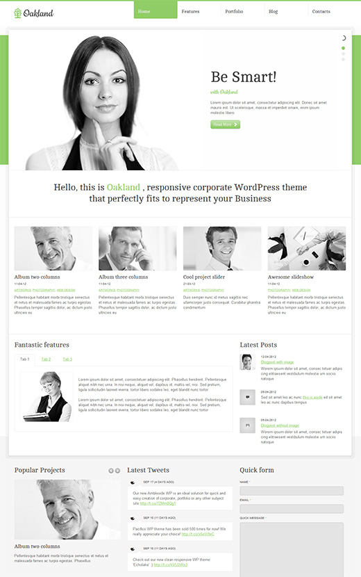 Oakland WordPress Business Theme