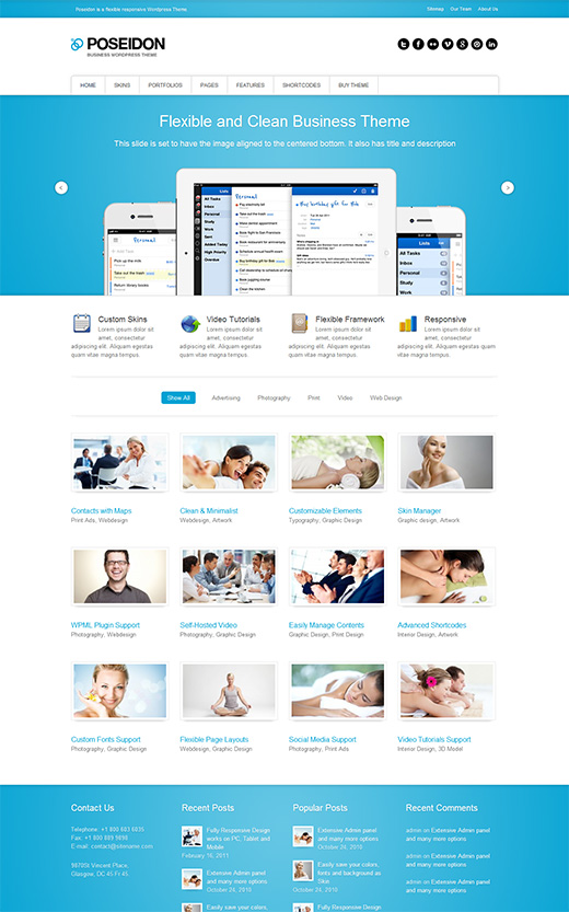 Poseidon WordPress Business Theme