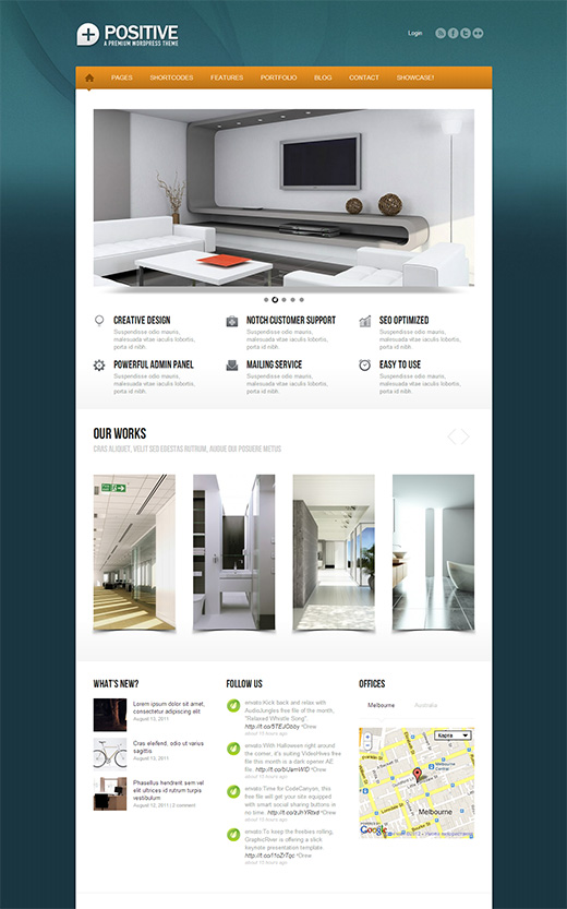 Positive WordPress Business Theme