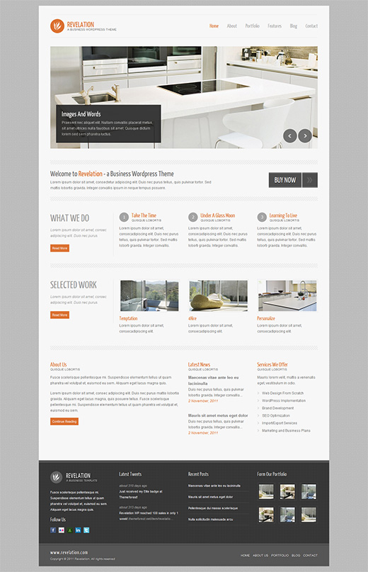 Revelation WordPress Business Theme