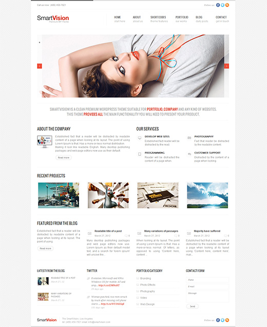 Smart Vision WordPress Business Theme