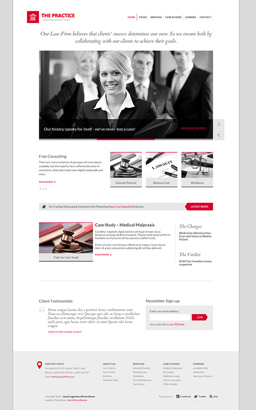 The Practice Business WordPress Theme