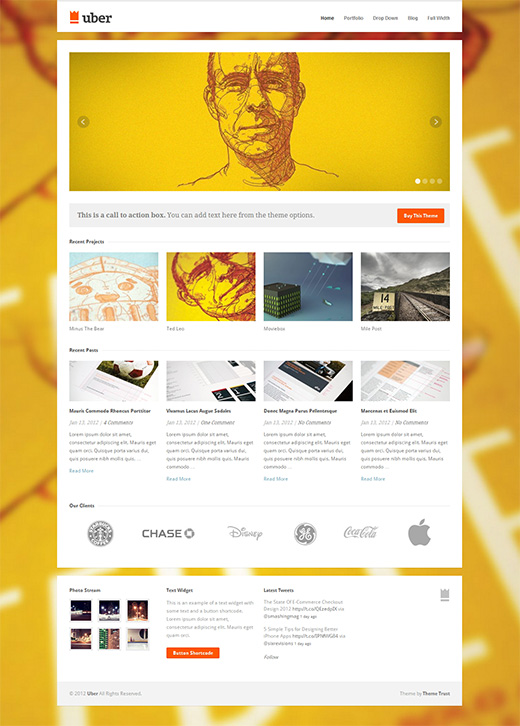 Uber Business WordPress Theme