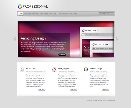 Professional Corporate WordPress Theme