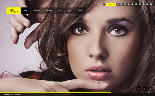 Full Fashion Photography WordPress Theme