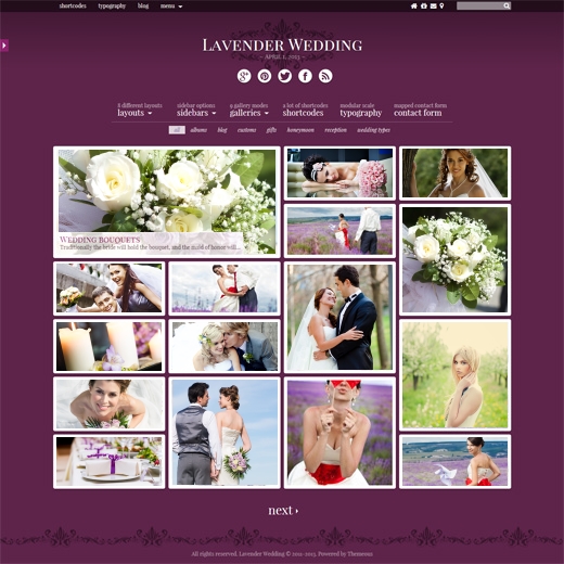 Lavender-Photography-Wedding-WordPress-Theme