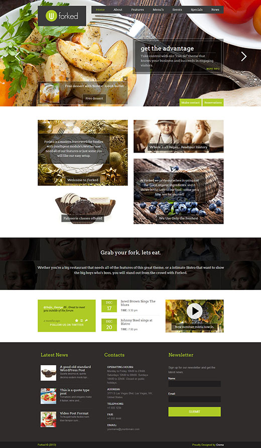 Forked-Responsive-Restaurant-Events-Theme