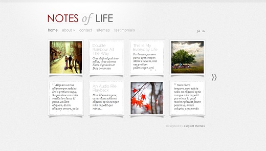 DailyNotes WordPress Theme