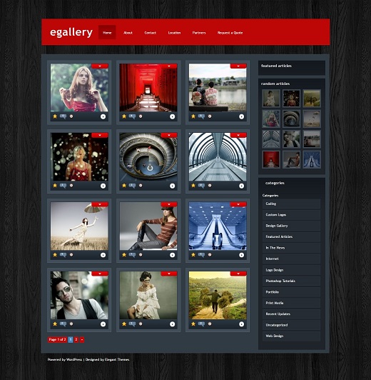 eGallery WordPress Theme