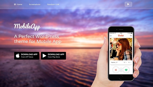 MobileApp WordPress Theme