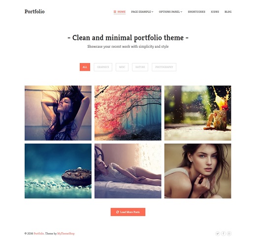 Portfolio WordPress Theme