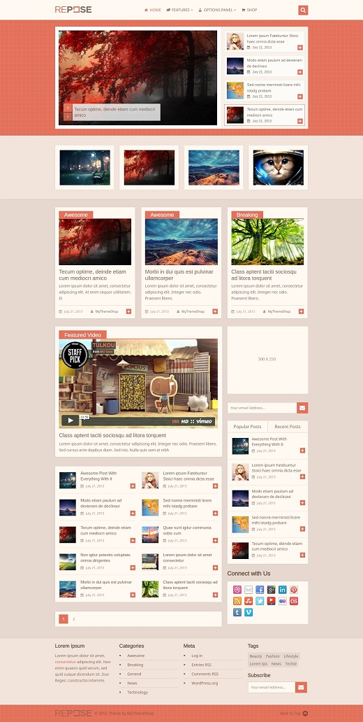 Repose WordPress Theme