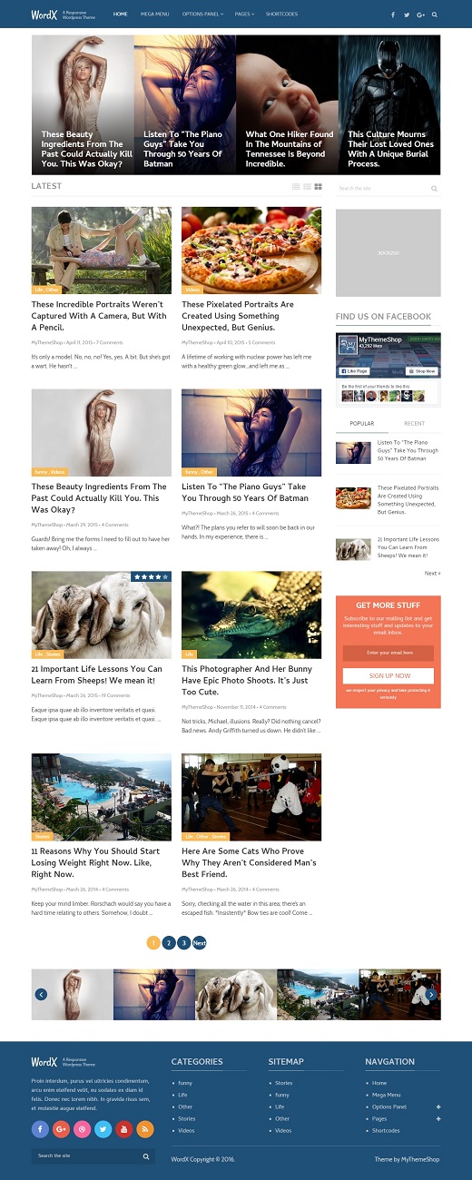 WordX WordPress Theme