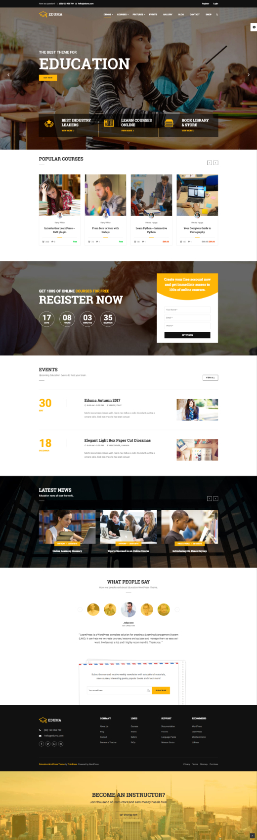 Education WordPress Theme | Education WP