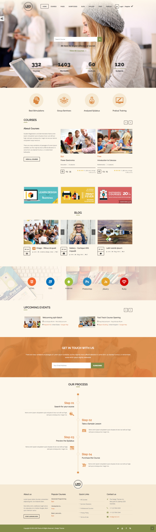 LMS | Learning Management System, Education LMS WordPress Theme