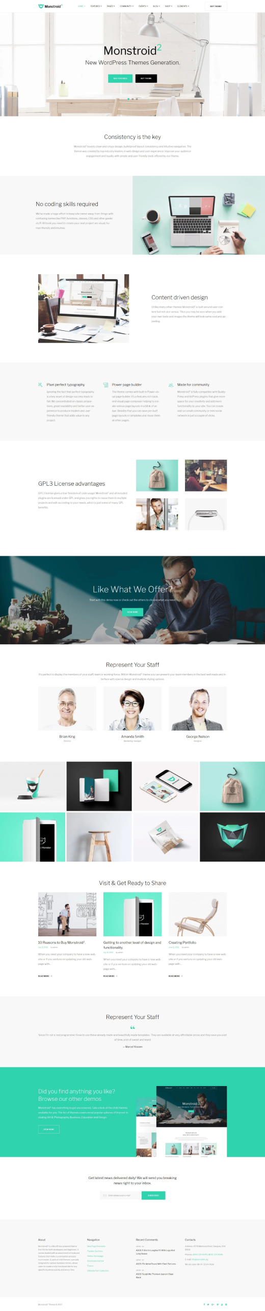 Monstroid2 - Multipurpose WordPress Theme