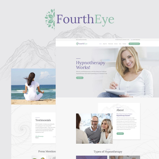Fourth Eye - Hypnotherapy WordPress Theme