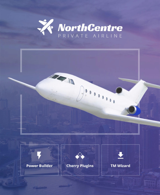  North Centre - Private Airline WordPress Theme