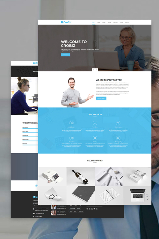 Crobiz - Corporate WordPress Theme