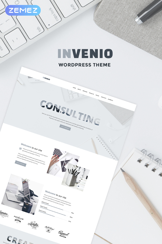 Invenio - Classy Financial Advisor WordPress Theme