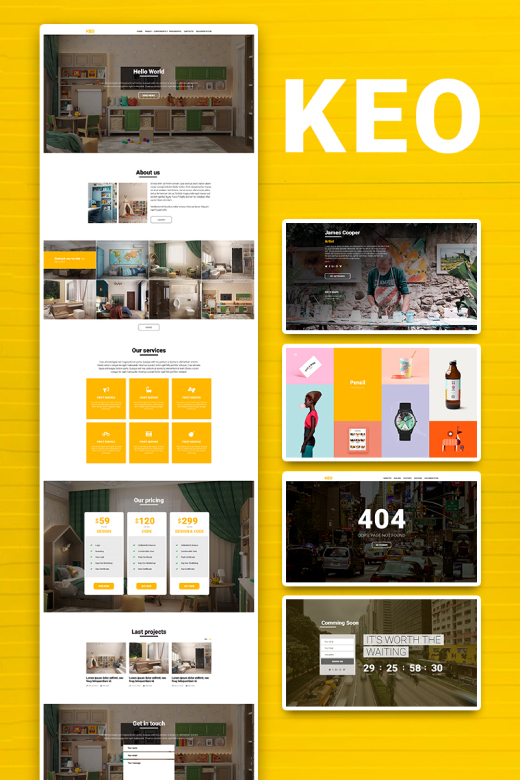 KEO - 16 in 1 Powerful Complex Multipurpose WordPress Theme