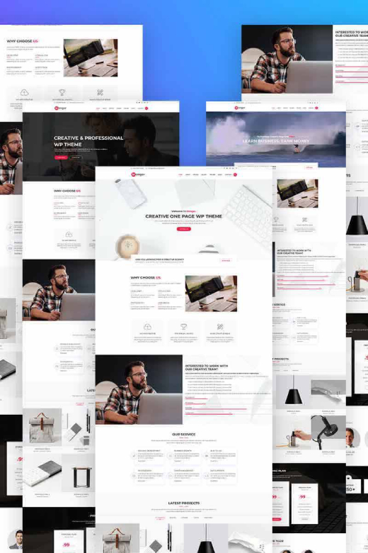 Monger - One Page WordPress Theme