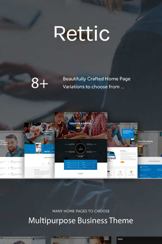 Rettic - Creative Agency WordPress Theme